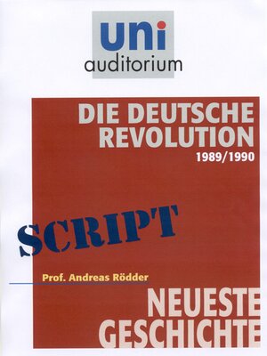 cover image of Die Deutsche Revolution 1989/1990
